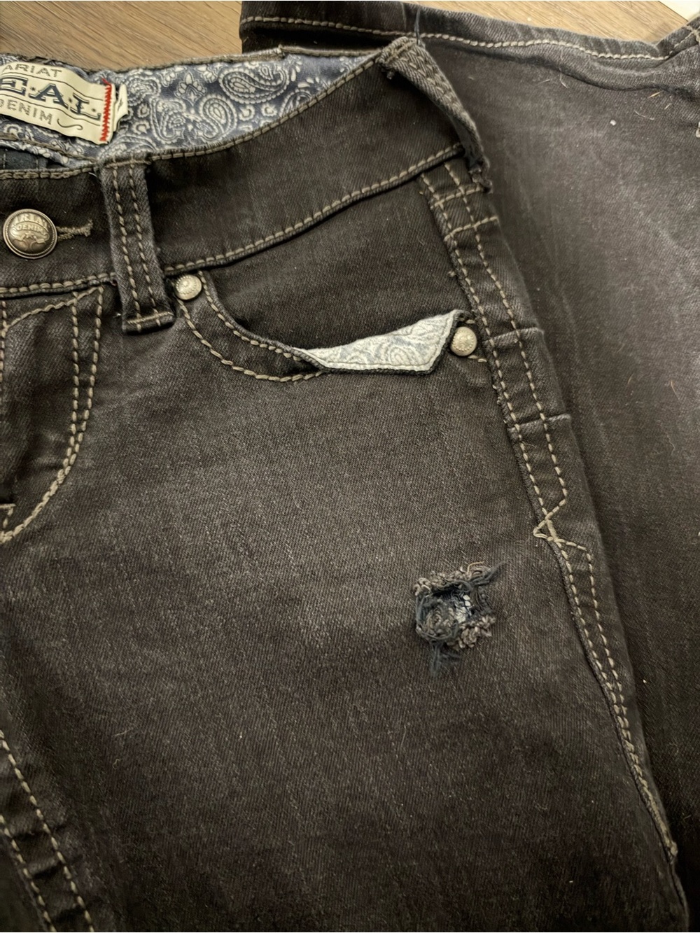 Ariat Low Rise Bootcut Jeans - Picture 5 of 6